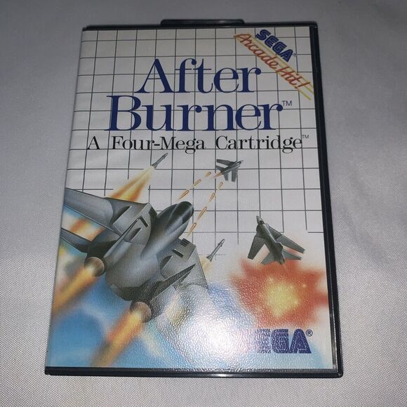 Video Game After Burner Sega Master System, A Four Mega Cartridge - Picture 1 of 9